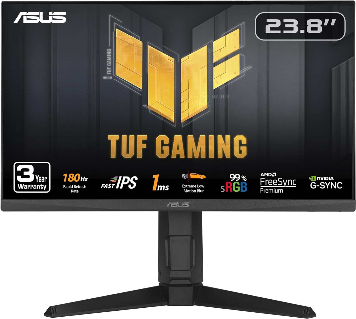 MONITEUR ASUS TUF VG249QL3A 180HZ IPS 24 POUCE ADJUSTABLE FHD